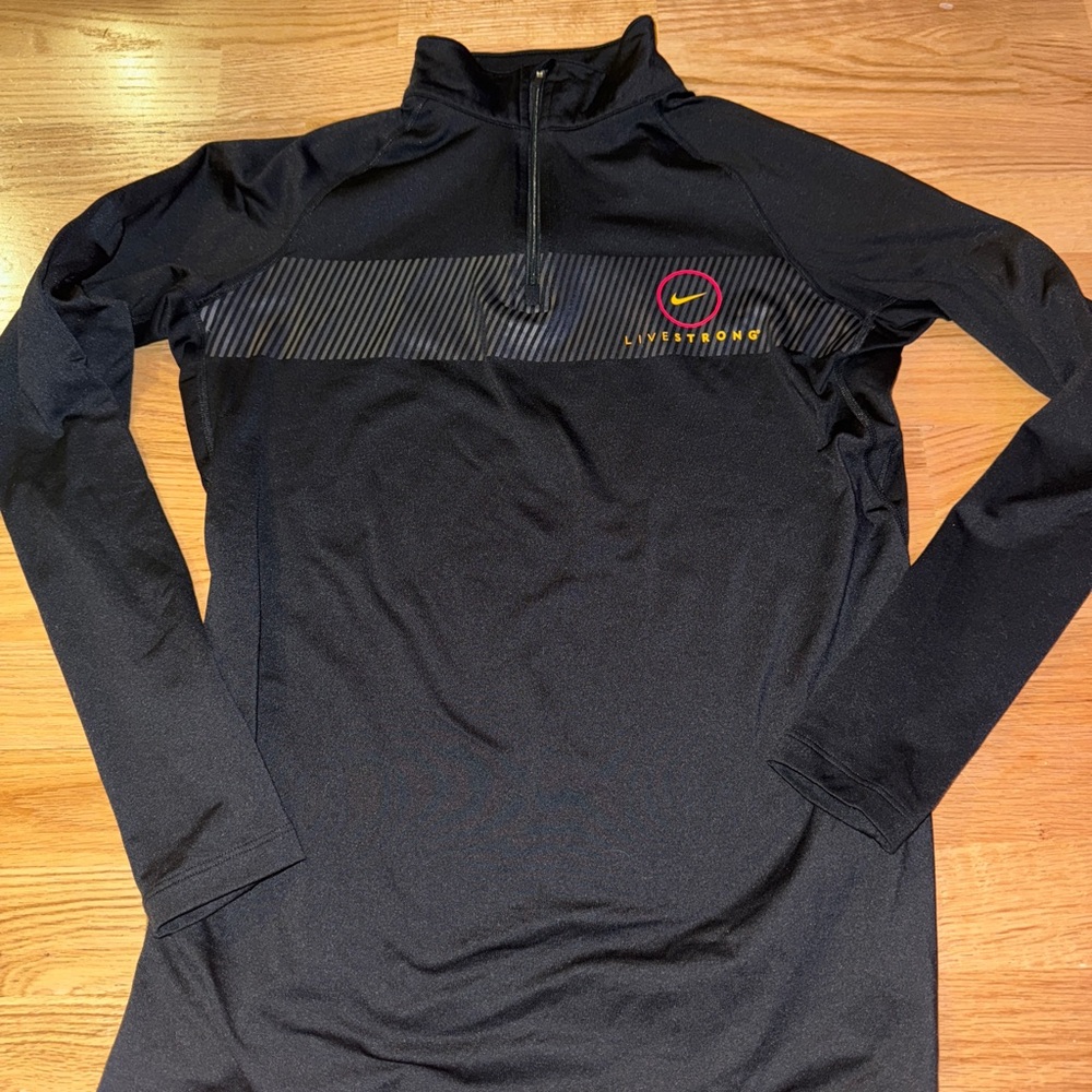 Nike Livestrong Black Long Sleeve Pullover
